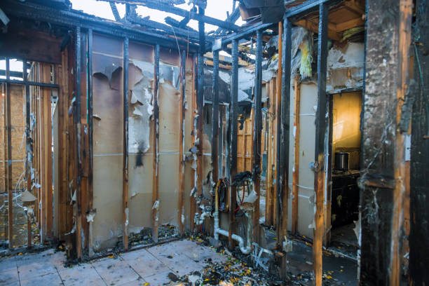 Professional Fire Damage Removal technician working in Centerville, SC